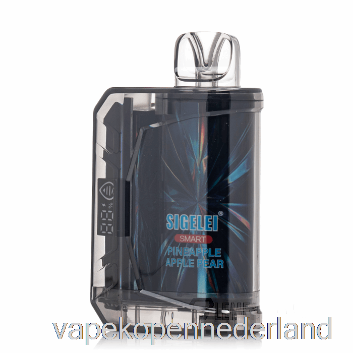 Vape Nederland Sigelei Smart Ac10000 Wegwerp Ananas Appel Peer